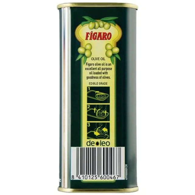 Figaro Olive Oil- Pure Olive Oil- Ideal for Indian Dishes- Imported from Spain, 200 ml Tin-3.webp